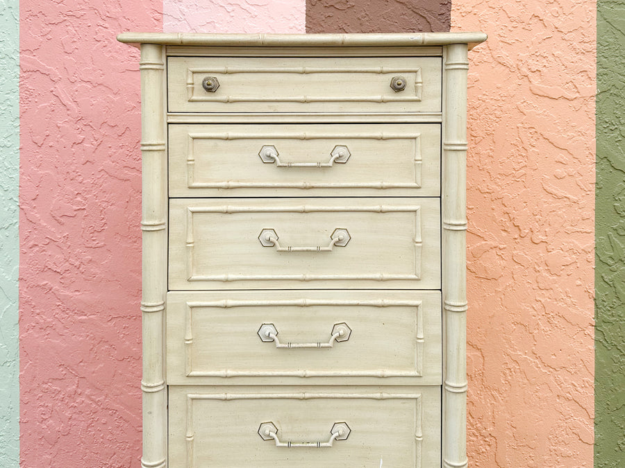 Thomasville Faux Bamboo Lingerie Chest