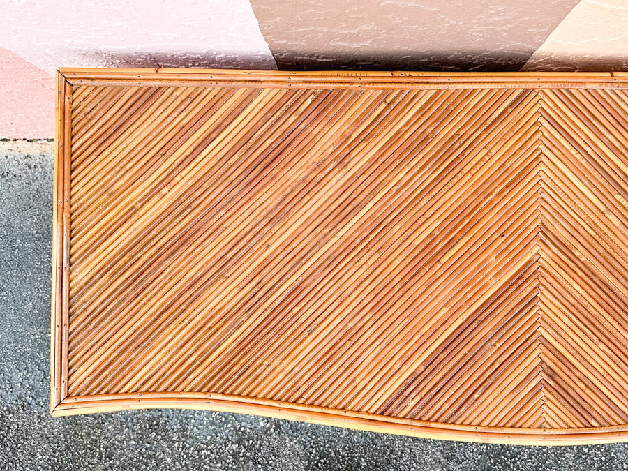 Pencil Reed Rattan Dresser