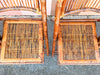 Set of Six Bamboo Folding Chairs