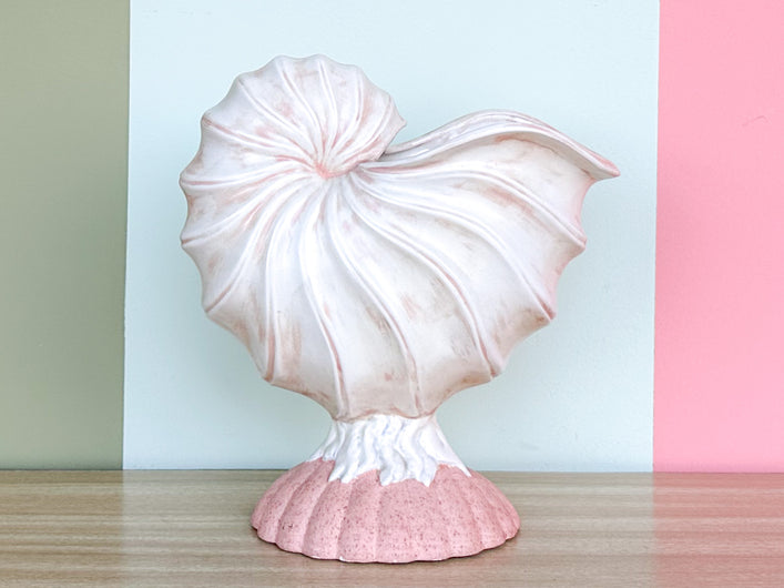 Pretty in Pink Shell Cachepot