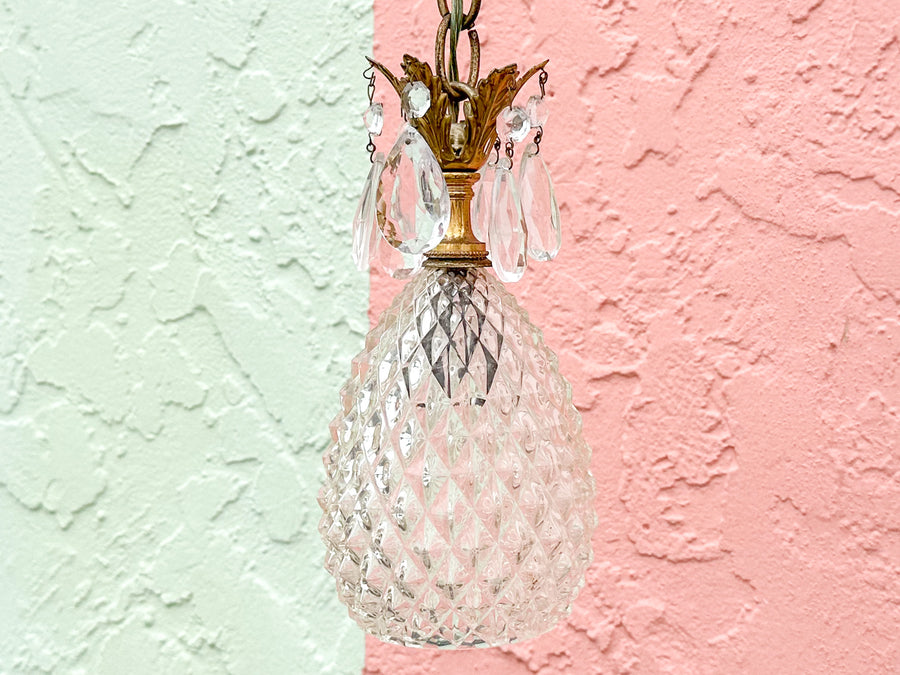 Petite Crystal Pineapple Chandelier