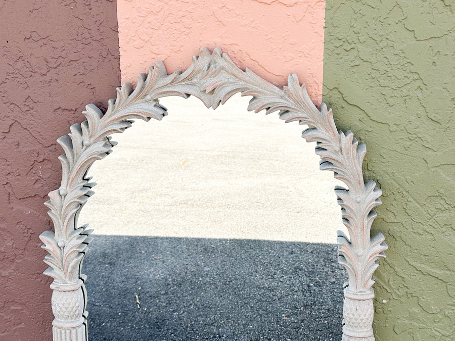 Pineapple and Palm Frond Mirror