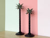 Pair of Palm Tree Candle Holders