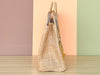 Woven Floral Beach Tote