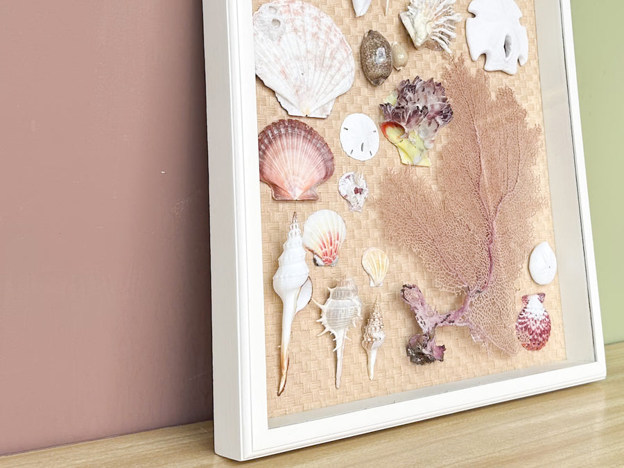 Shadowbox Shell Art