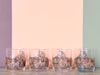 Set of Eight Seashell Rocks Glassware