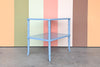 Faux Bamboo and Cane Side Table