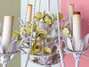 Sweet Spring Tole Chandelier