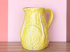 Yellow Lettuce Leaf Pitcher