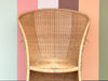 Pair of Wicker Chic Accent Chairs