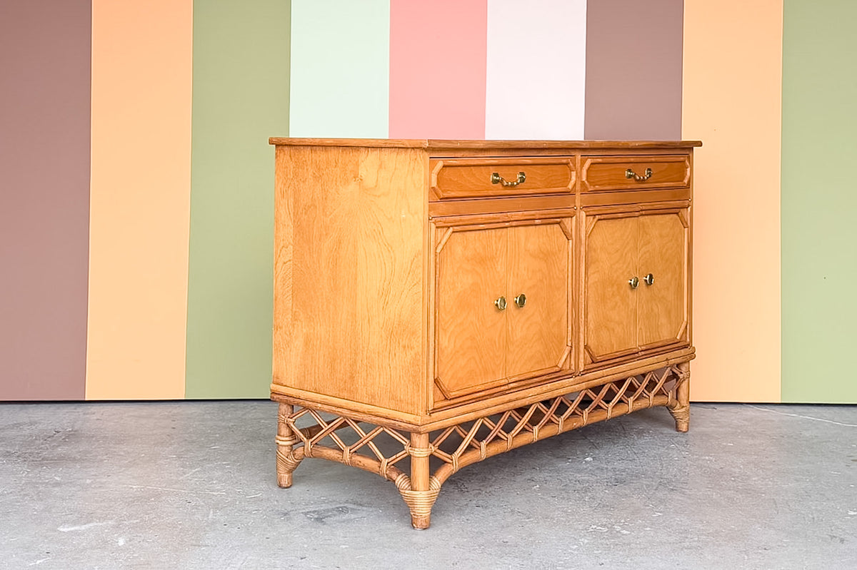 Ficks Reed Rattan Server