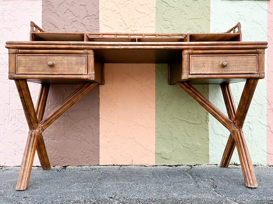 West Indies Style Rattan Desk