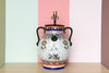 Large Hand Painted Urn Lamp