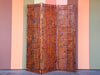 Tortoiseshell Bamboo Three Panel Screen