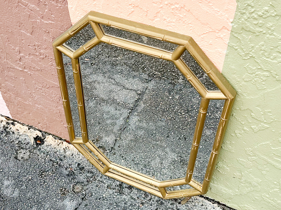 Cute Faux Bamboo Mirror