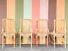 Set of Four Rattan Dining Chairs