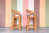 Set of Four Rattan Bar Stools