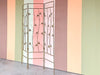 Faux Bamboo Metal Flower Screen