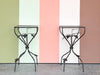 Pair of Cute Wrought Iron Side Tables