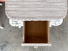 Pair of Fiddlehead Wicker Nightstands