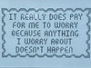 Really Does Pay Needlepoint Framed Art