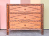 Pair of Tortoiseshell Bamboo Oversized Nightstands by Ralph Lauren