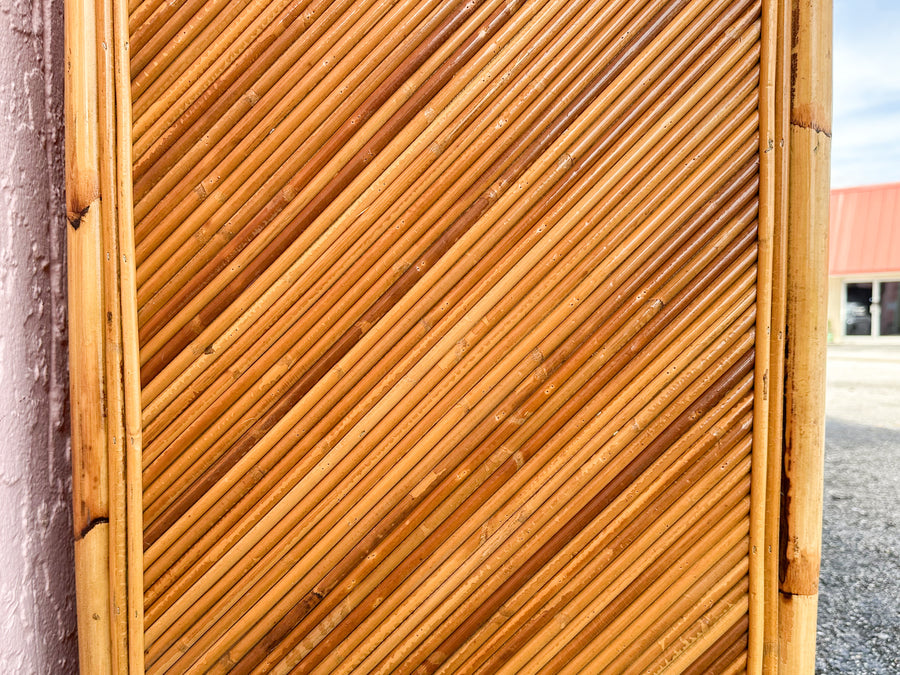 Pencil Reed Rattan Dresser