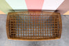 Rattan Wrapped Coffee Table
