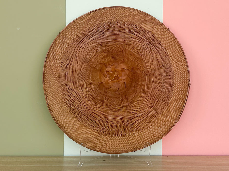 Trio of Cane and Rattan Hats