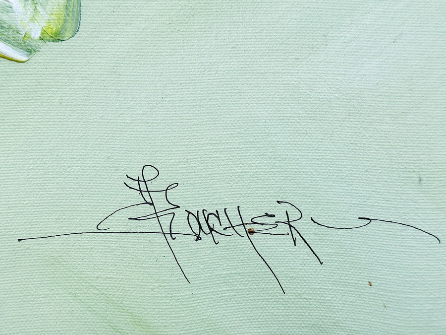 Sweet 70’s Yellow and Green Original Art