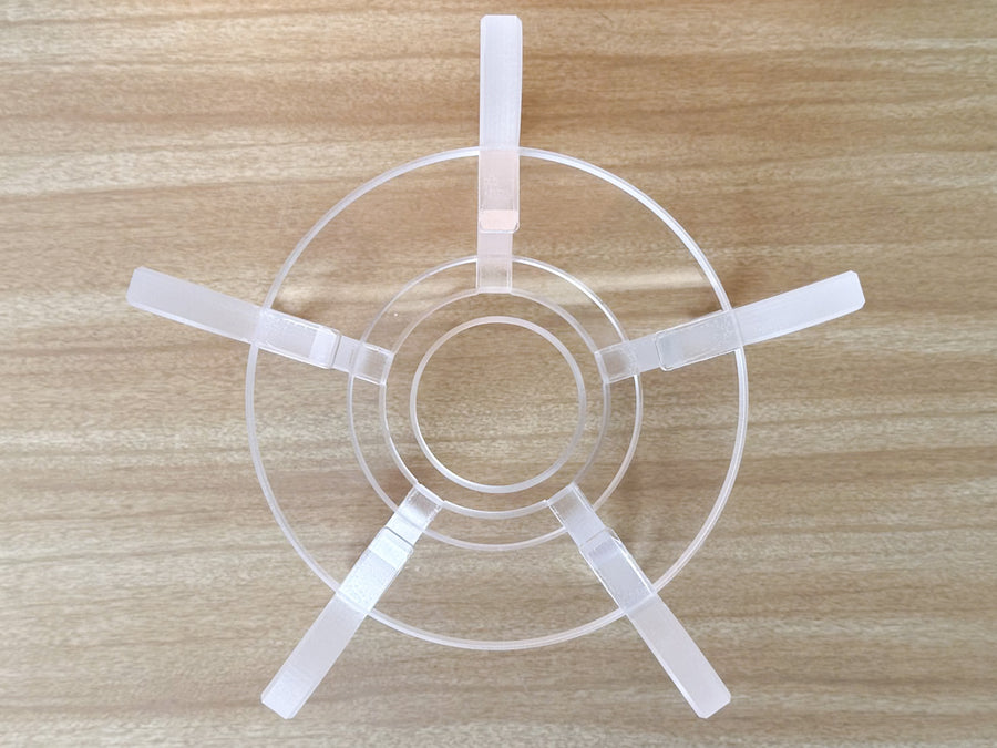 Small Lucite Cachepot Pedestal