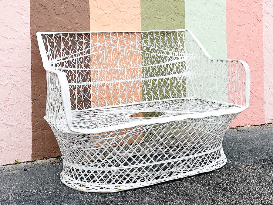Webspun Outdoor Love Seat