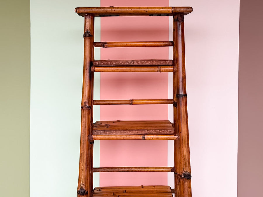 Bamboo Folding Etagere