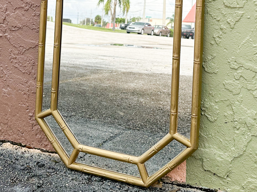 Cute Faux Bamboo Mirror