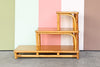 Ficks Reed Rattan Three Tier Side Table