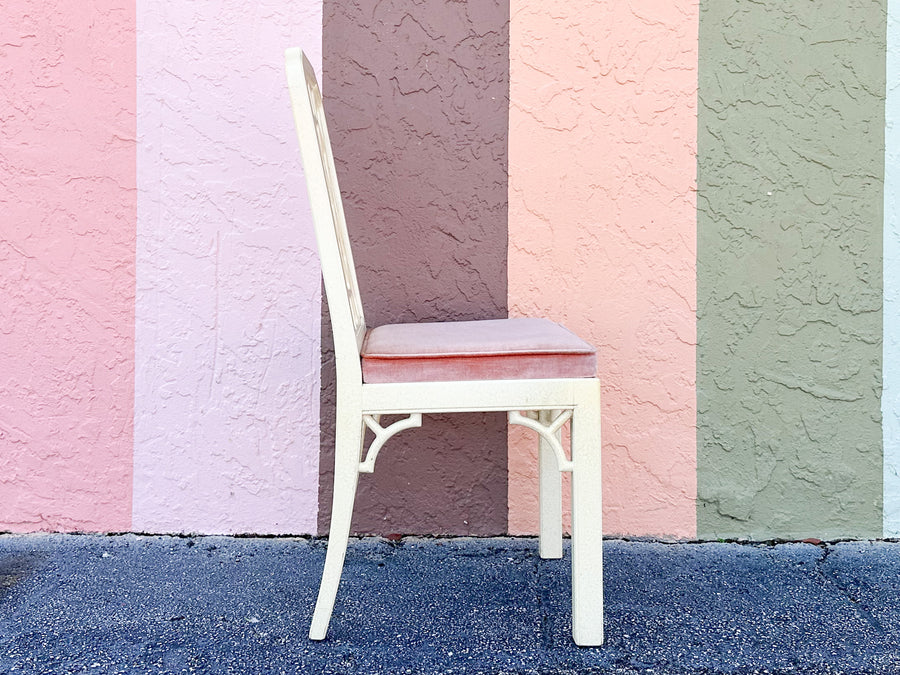 Set of Six Widdicomb Fretwork Dining Chairs