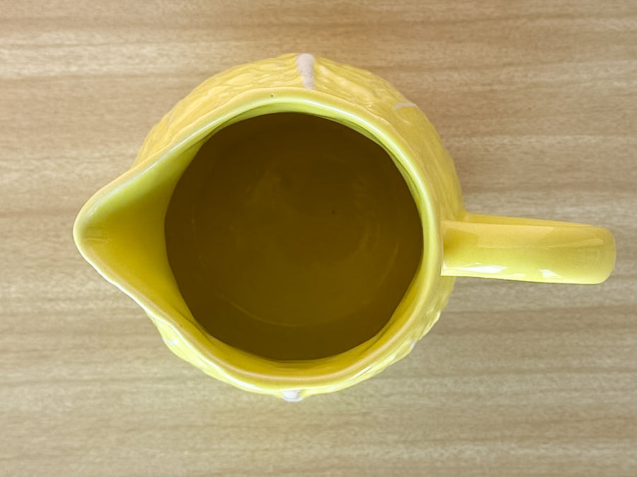 Yellow Lettuce Leaf Pitcher