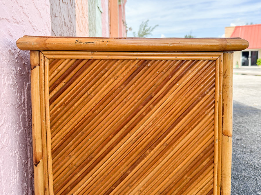 Pencil Reed Rattan Dresser