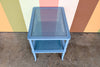 Faux Bamboo and Cane Side Table