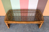Rattan Wrapped Coffee Table