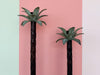Pair of Palm Tree Candle Holders