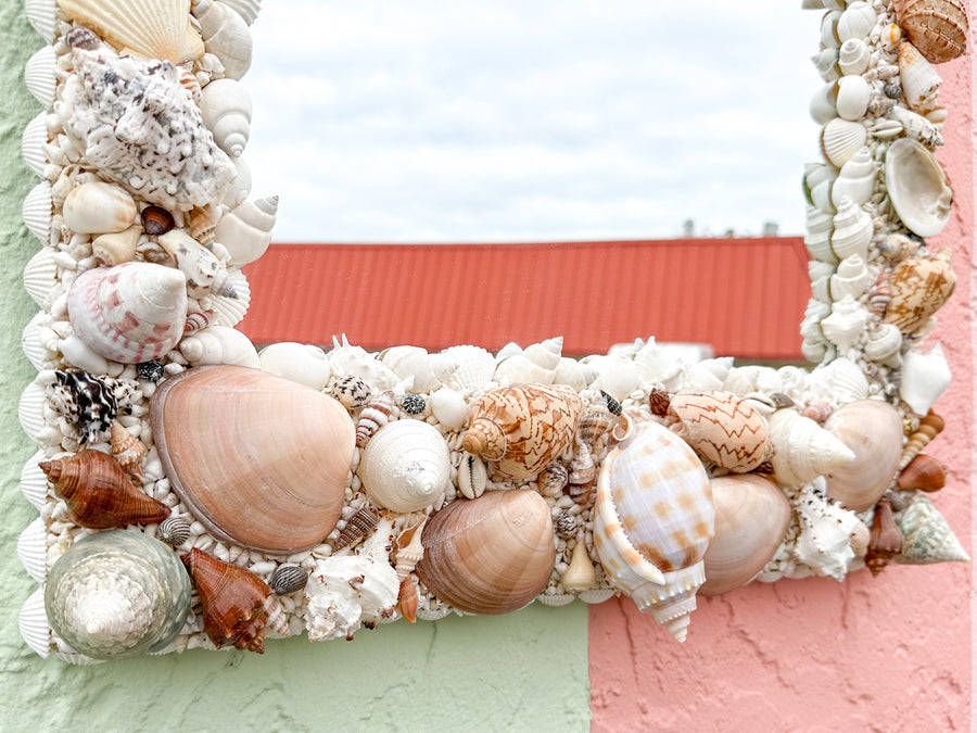 Coastal Chic Shell Mirror