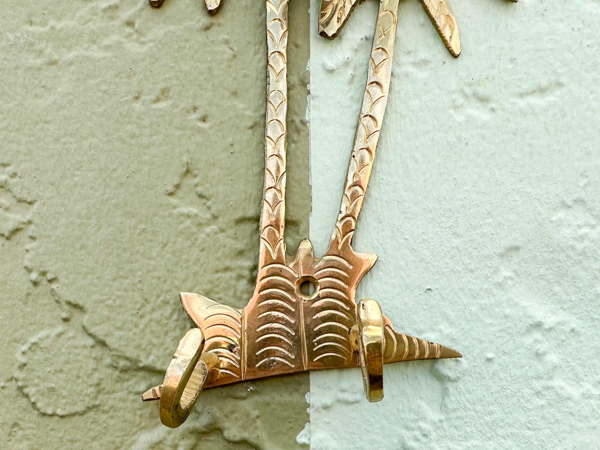 Brass palm online hook