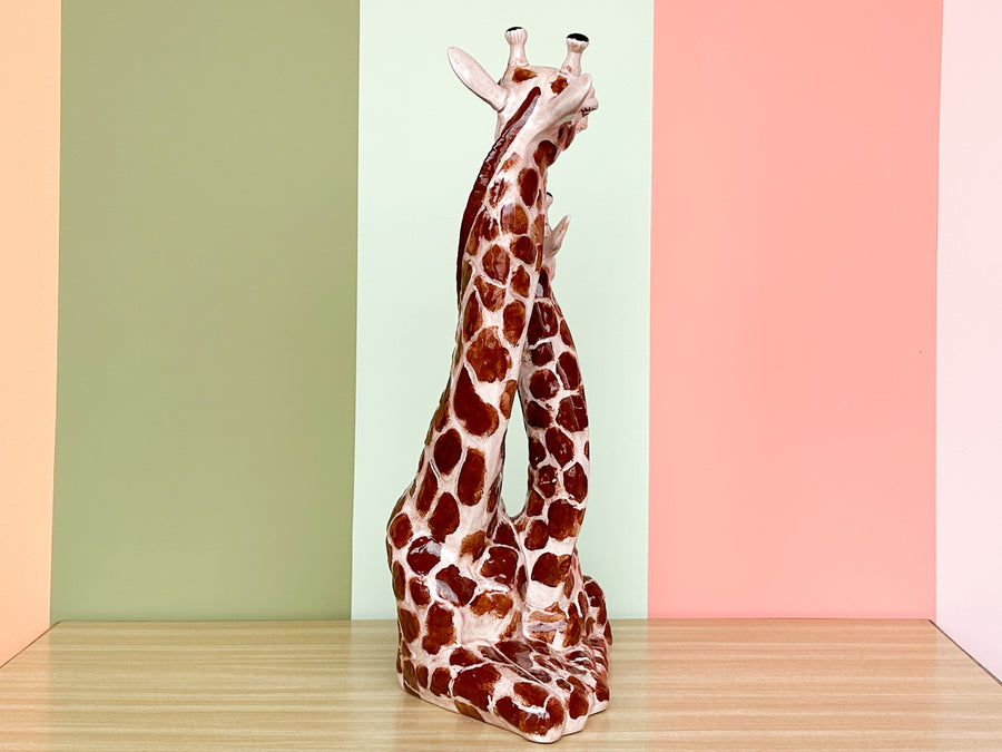 Sweet Ceramic Giraffe Family