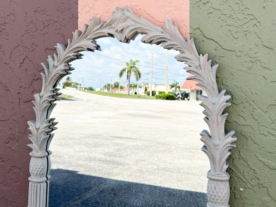 Pineapple and Palm Frond Mirror