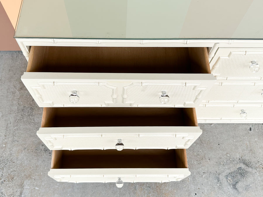 Palm Beach Style Faux Bamboo Dresser