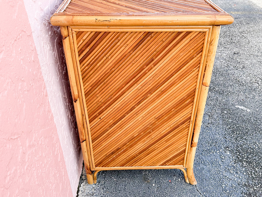 Pencil Reed Rattan Dresser