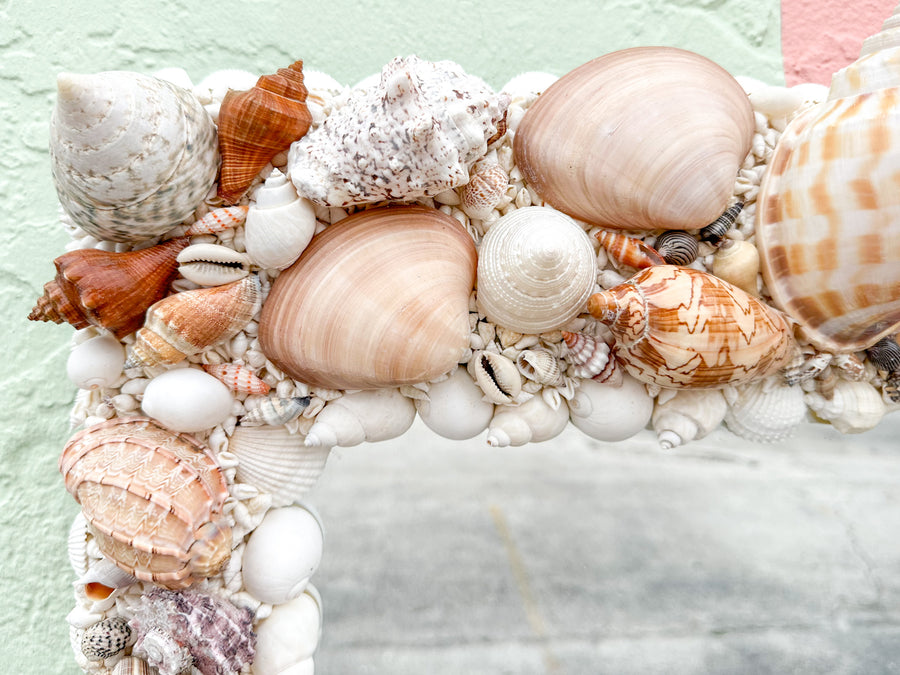 Coastal Chic Shell Mirror