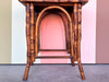 Tortoiseshell Rattan Side Table