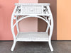 Pair of Fiddlehead Wicker Nightstands
